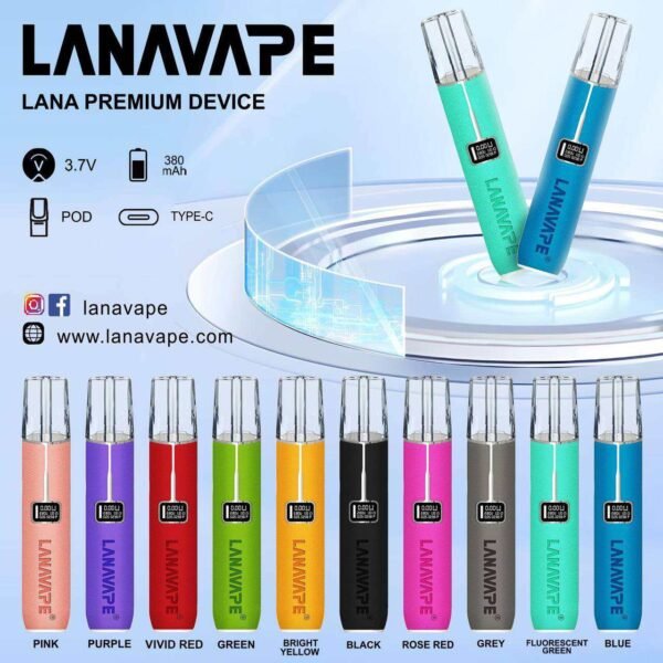 LANA PREMIUM DEVICE - VAPE SINGAPORE STORE The LANA PREMIUM DEVICE Ready stock in our sg singapore store online shop for same day delivery. Discover the LANA Device, designed for performance and style. Featuring a smart screen, it provides real-time battery and liquid level insights to keep your device in top condition. Crafted with premium leather and powered by a 380mAh battery, it offers a luxurious feel in hand. With support for up to 1.1 ohm and 3.7V, this device delivers enhanced power and performance, surpassing previous models. Available in a variety of vibrant colors, the LANA Premium Device combines elegance, functionality, and reliability for a vaping experience tailored to your needs. Specification: Battery Capacity: 380 mAh Fast Charging Time: 15-30 mins Heating Wire Resistance: 1-1.2 ohm / 3.7V Compatible Pod with : Lana Pod Sp2 pod R-one Pod Relx Pod Available Color : Black Blue Bright Yellow Fluorescent Green Green Grey Pink Purple Rose Red Vivid Red SG VAPE COD SAME DAY DELIVERY , CASH ON DELIVERY ONLY. TAKE BULK ORDER /MORE ORDER PLS CONTACT ME :  WhatsApp Us VIEW OUR DAILY NEWS INFORMATION : Telegram Channel