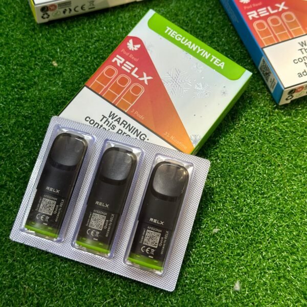 RELX POD REAL - VAPE SINGAPORE STORE The RELX Pod Real comes in a package of 3 pods, offering a more cost-effective option at less than RM10.7 per pod.Ready stock in our sg singapore store online shop for same day delivery. Powered by VCOT technology, the RELX Pod Real delivers superior cooling and richness with a 25% increase. Each pod offers up to 1000 puffs, cumulatively offering up to 3,000 puffs in the 3-pod pack, to ensure a lasting good taste experience. Made with high-quality materials like aluminum alloy, this device is durable and has a beautiful, sleek aesthetic. Its smooth, scratch-resistant finish guarantees that it will not lose its polished appearance over time. Specification : Puff: 1000 Puffs Nicotine Strength : 3%/5% Vcot Tech Compatible Device With : Relx Infinity Device Relx Infinity 2 Plus Device Relx Mini Device Available Flavour : TieGuanYin Tea Icy Mineral Water Root Beer Sour Plum Cola Sakura Grape Chrysanthemum Tea Sea Salt Lemon Strawberry Burst Sea Salt Mango Salty Caramel Coffee Sour Haw Flakes Matcha Frappe Grape TieGuanYin Orange Americano Pineapple LongJing Tea Pink Guava SG VAPE COD SAME DAY DELIVERY , CASH ON DELIVERY ONLY. TAKE BULK ORDER /MORE ORDER PLS CONTACT ME :  WhatsApp Us VIEW OUR DAILY NEWS INFORMATION : Telegram Channel