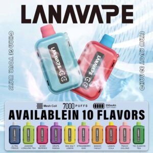 LANA ULTRA 7000 PUFFS DISPOSABLE POD - VAPE SINGAPORE STORE The LANA ULTRA 7000 PUFFS DISPOSABLE Ready stock in our sg singapore store online shop for same day delivery. The LANA Ultra 7K Puffs disposable vape is a vaporizer that contains 3% nicotine.  This disposable device is designed to provide users with the best quality vapor possible, making it an excellent choice for those who enjoy nicotine.This device was specifically created to offer a superior experience for nicotine enthusiasts and can enhance your buzz for a significant amount of time. lt's featured an intelligent LED display shows the battery life and eliquid indicator. The battery life is shown in a percentage. Specifications : Nicotine 30mg (3%) Approx. 7000 puffs Capacity 10ml Rechargeable Battery 550mAh Charging Port: Type-C Available Flavour : Tie Guan Yin Peach Oolong Chilled Watermelon Lemon Cola Mango Yakult Strawberry Kiwi Sea Salt Lemon Grape Ribena Mixed Berries Jasmine Long Jing Tea Cool Lychee Ultra Freeze Double Mint Cool Sarsi Mung Bean Ice Super Passion Fruit Dong Ding Oolong Tea Honey Grape Lemon Grapefruit Strawberry Watermelon Chrysanthemum Tea Green Apple Grape Watermelon Jasmine Tea Kumquat Lemon SG VAPE COD SAME DAY DELIVERY , CASH ON DELIVERY ONLY. TAKE BULK ORDER /MORE ORDER PLS CONTACT ME :  WhatsApp Us VIEW OUR DAILY NEWS INFORMATION : Telegram Channel
