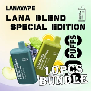10PCS LANA BLEND 5000 PUFFS DISPOSABLE POD BUNDLE - VAPE SINGAPORE STORE - Buy 10pcs of Lana Blend 5000 Puffs with amazing price! - Free Delivery Specifications : Puff : 5000 Puffs Nicotine : 3% Capacity : 13ml Battery : 850mAh Charging : Rechargeable with Type C Available Flavour : Aloe Yogurt Mango Peach Ice Strawberry Mango Ice Grape Apple Ice Grape Honey Grape Bubblegum Double Mint Chrysanthemum Tea Ice Lemon Tea Sea Salt Lemon Tie Guan Yin Yakult Watermelon Bubblegum Honeydew Watermelon Pomelo White Tea SG VAPE COD SAME DAY DELIVERY , CASH ON DELIVERY ONLY. TAKE BULK ORDER /MORE ORDER PLS CONTACT ME :  WhatsApp Us VIEW OUR DAILY NEWS INFORMATION : Telegram Channel Lana Blend 5K Special Edition Disposable Vape  is a compact and stylish disposable vape kit that offers a convenient and satisfying vaping experience, it is perfect for those who prefer a simple yet stylish look. One of the standout features of the Lanabar 5000 is its flavor options. The device offers a range of flavors to choose from, each with its own unique taste profile. The flavors are well-balanced and do not contain any harsh or irritant ingredients, making for a smooth and enjoyable vaping experience. Whether you prefer sweet, fruity, or menthol flavors, the the Lanabar 5000 has something for everyone. Another advantage of the the Lanabar 5k is its size and portability. The device is small and lightweight, making it easy to carry in your pocket or bag. It’s perfect for those who need a discreet and convenient vaping solution, whether you’re at work, home, or on the go. The disposable design also means that you don’t have to worry about replacing parts or cleaning the device, making it a hassle-free option for those who want a simple and straightforward vaping experience.