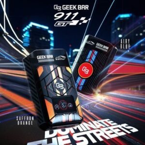 GEEKBAR 911 GT 16000 PUFFS DISPOSABLE POD - VAPE SINGAPORE STORE The GEEKBAR 911 GT 16000 PUFFS DISPOSABLE Ready stock in our sg singapore store online shop for same day delivery. The GEEK BAR GT 911 is designed with a bold racing-inspired look, featuring a carbon fiber grip and a dynamic screen that displays real-time updates on power mode, battery level, and wattage. Built with a reusable battery system, users can enjoy a cost-effective and convenient vaping experience by simply replacing the pod when it’s finished. The large 800mAh battery offers lasting power for up to 1–2 days per charge. Equipped with a 0.8Ω dual mesh coil, it delivers up to 30W output, providing strong throat hits and dense vapor clouds — perfect for an intense and satisfying vape. Customize your experience with 4 adjustable power levels and 2 airflow settings for a truly personalized vaping session. DEVICE BATTERY Package Include : X1 16K Battery Device ONLY (COLOR : Airy Blue ,Saffron Orange) CARTRIDGE POD Package Include : X1 16K Prefilled Pod ONLY Specification : Puffs : 16000 E-Liquid Capacity : 15 ML Coil : Dual Mesh coil Resistance : 0.8 ohm Battery Capacity : 800 mAh Nicotine Strength : 5% 4 Level Power Mode 30W Max Output Adjustable Airflow Available Flavour : Strawberry Watermelon Honeydew Melon Triple Mango Grape Blackcurrant Lychee Raspberry Mango Blackcurrant Kiwi Pineapple Juicy Watermelon Vanilla Cream Chocolate Mocha SG VAPE COD SAME DAY DELIVERY , CASH ON DELIVERY ONLY. TAKE BULK ORDER /MORE ORDER PLS CONTACT ME :  WhatsApp Us VIEW OUR DAILY NEWS INFORMATION : Telegram Channel