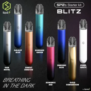 SP2 BLITZ DEVICE - VAPE SINGAPORE STORE SP2 Blitz Device equipped with a 380mAh built-in battery, this device ensures you never run out of power when you need it most. Its magnetic pod connection guarantees effortless, secure pod attachment and seamlessly accommodates with SP2 pods.  Ready stock in our sg singapore store online shop for same day delivery. TASTE THE POWER! Same Day Delivery For Orders Before 5PM! Moreover, whether you choose SP2 Blitz, SP2 Legendaa, or SP2 M Series, you can expect the same outstanding performance. The only difference lies in the design, allowing you to find the perfect match for your style without compromising on quality. Discover a world of versatility with SP2. Specification:  Battery Capacity: 380 mAh  Fast Charging Time: 15-30 mins  Full Power Puffs of Pod: 300-350 puffs Heating Wire Resistance: 1-1.2 ohm Compatible Pod With : SP2 Pod Lana Pod R-one Pod Relx Pod Available Color : Pearl White Quasars Green Samurai Blue Romance Red Gold Generation Gun Metal Galaxy Blue Sunset Shadow SG VAPE COD SAME DAY DELIVERY , CASH ON DELIVERY ONLY. TAKE BULK ORDER /MORE ORDER PLS CONTACT ME :  WhatsApp Us VIEW OUR DAILY NEWS INFORMATION : Telegram Channel