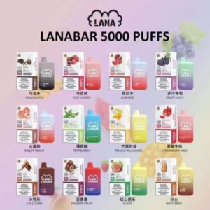 LANA BAR 5000 PUFFS DISPOSABLE POD - VAPE SINGAPORE STORE The LANA BAR 5000 DISPOSABLE Ready stock in our sg singapore store online shop for same day delivery. The Lana bar 5000 disposable vape launched today has a vaping capacity of 5k puffs and a stylish and beautiful ceramic can shape, which is very popular among electronic cigarette friends. A light sanding process polishes the exterior for a more comfortable grip. The reason why the Lana bar 5k disposable vape is so popular in the electronic cigarette market is that it has a very good-looking color matching appearance, a very high-quality filter cotton core and a ceramic core, which makes the Lana bar very delicate and smokey It feels very smooth, which greatly brings a better user experience to consumers. It is equipped with a rechargeable battery capacity of 850mAh, so there is no need to worry about the lack of electricity. As long as there is a Type-C charging cable, it can be used at any time. Device charging, which is also a breakthrough in innovation of disposable electronic cigarettes. Specification : Nicotine : 5% Puffs: 5000puff Battery Capacity: 850 mAh. Type-C Port Rechargeable Battery Available Flavour : Lush Ice (Watermelon) Mango Milkshake Grape Skittles Guava Taro Oolong Tea Peppermint Apple Passion Peach Root beer Coke Lychee Lime Tie Guan Yin Strawberry Milk Peach Grape Banana Cranberry Juice Strawberry Watermelon Banana Ice Peach Oolong Chocolate mint Vanilla Ice Cream Cappuccino Chocolate Strawberry Blueberry Ice Cream Banana Milkshake Mango Ice Cream Strawberry Ice Cream Tea King Pu'er Tea Lychee Longan Super Mint Sour Bubblegum Sweet Peach Tea Menthol Extra Solero lime Gummy Bear SG VAPE COD SAME DAY DELIVERY , CASH ON DELIVERY ONLY. TAKE BULK ORDER /MORE ORDER PLS CONTACT ME :  WhatsApp Us VIEW OUR DAILY NEWS INFORMATION : Telegram Channel