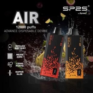 SP2S AIR 12000 PUFFS DISPOSABLE POD - VAPE SINGAPORE STORE The SP2S AIR 12000 PUFFS DISPOSABLE Ready stock in our sg singapore store online shop for same day delivery. Discover the SP2S Air 12K Puff Disposable , Find out more about this high-quality vape product and how it can enhance your vaping experience. The SP2 Air 12k is a rechargeable disposable vape device offering up to 12,000 puffs. It is powered by a 600mAh battery and features Type-C fast charging for convenient and quick recharges. This device is known for its sleek design and user-friendly features, catering to vapers who need a long-lasting and hassle-free vaping experience. Available in various flavors, it is highly regarded in Singapore for its reliability and quality. Try the best seller flavour from Sp2 air Vape , Top 5 : Kiwi Passion Guava ,Passion Lemonade ,Minty Mojito ,Sarsi Sparkle and Arctic Mint. Specification : Approx. 12000 Puffs Capacity 8ml Super Slim Design Mesh Coil Rechargeable Battery 600mAh Charging Port: Type-C Available Flavour : Kiwi Passion Guava Passion Lemonade Minty Mojito Sarsi Sparkle Lychee Breeze Peachy Green Tea Himalaya Jasmine Green Apple Soda Himalaya Tea Guan Yin Arctic Mint Icy Melon Jasmine Green Tea SG VAPE COD SAME DAY DELIVERY , CASH ON DELIVERY ONLY. TAKE BULK ORDER /MORE ORDER PLS CONTACT ME :  WhatsApp Us VIEW OUR DAILY NEWS INFORMATION : Telegram Channel