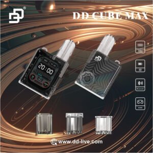 DD CUBE MAX DEVICE - VAPE SINGAPORE STORE The DD Cube MAX Device Vape From Dark Rider series Company,Ready stock in our sg singapore store online shop for same day delivery. Step into the future of vaping with the DD Cube Max — a sleek, feature-rich device designed for versatility and style. It’s the only device that supports both first-gen pods (SP2, Lana, R1) and fourth-gen pods (RELX Infinity, LANA Infinity) — giving you the best of both worlds. With adjustable wattage from 7.5W to 10W, you control the intensity, flavor, and cloud exactly how you like it. But this isn’t just a vape — it’s a smart device. Sync it via Bluetooth and unlock a world of extras: Play music Answer calls Enjoy built-in mini games The large LED display keeps everything clear and customizable, while fast charging gets you from 0 to 100% in just 40 minutes. DD Cube Max Manual and Feature : Power On/Off: Long press for 3 seconds to turn the device on/off. Adjustable Wattage (7W–10W): Fine-tune for flavor and performance. Customizable LED Lights: Turn lights on or off to suit your vibe. Silent Mode: Perfect for discreet vaping, anytime, anywhere. Bluetooth Music Playback: Use it as a wireless speaker with your phone. Bluetooth Calling: Take calls while you vape — hands-free and hassle-free. Specifications: Battery Capacity: 850 mAh fully charge in 40 minute Charging: Type C USD fast charging Adjustable airflow Low power mood: 7.5 watts, High power mood: 10 watts Strobe lights can be switched on and off, 8 LED lights with built-in chips Package include: DD Cube Max Device x 1 1st generation pods adapter x1 4th generation pods adapter x1 Type-C Cable x 1 Compatible With: RELX Classic Pod SP2 Pod LANA Pod R-ONE Pod RELX Infinity Pod Available Color : Black Clear SG VAPE COD SAME DAY DELIVERY , CASH ON DELIVERY ONLY. TAKE BULK ORDER /MORE ORDER PLS CONTACT SELLER :  WhatsApp Us