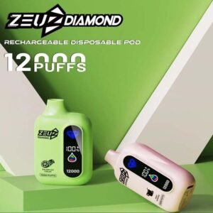 ZEUZ DIAMOND 12000 PUFFS DISPOSABLE POD - VAPE SINGAPORE STORE The ZEUZ DIAMOND 12K PUFFS DISPOSABLE Ready stock in our sg singapore store online shop for same day delivery. The Zeuz Diamond 12000 Puffs Disposable Vape Ready stock in our sg singapore store online shop for same day delivery! New production from Zeus vape Sg. Get it now with us and same day delivery! This Vape Disposable comes with 20+ Plus flavours. The top 5 best seller flavour are Tie Guan Yin,Double Mint, Sirap Bandung, Sour Bubblegum and Honeydew Melon. Zeuz 12k Puffs remain cooling level better than with as Zeuz bar 9100 / Zeuz Pen 6000 . Specifications: Nicotine : 3% 30mg Capacity 14ml Approx. 12000 Puffs Rechargeable 550mAh Battery Type C Port Available Flavour : Gummy Bear Jasmine LongJing Power Bull Rootbeer Sirap Bandung Sour Bubblegum Tie Guan Yin Watermelon Bubblegum Watermelon Lemon Apple Lychee Solero Ice Cream Classic Tobacco Grape Apple Mixed Berry Coke Double Mint Frozen Peach Grape Bubblegum Ice Lychee Longan Lychee Sea Salt Lemon Sour Apple Strawberry Watermelon Watermelon Ice White Peach Oolong Whitegrape Oolong Tea Lemon Passion Fruit Honeydew Melon SG VAPE COD SAME DAY DELIVERY , CASH ON DELIVERY ONLY. TAKE BULK ORDER /MORE ORDER PLS CONTACT SELLER :  WhatsApp Us