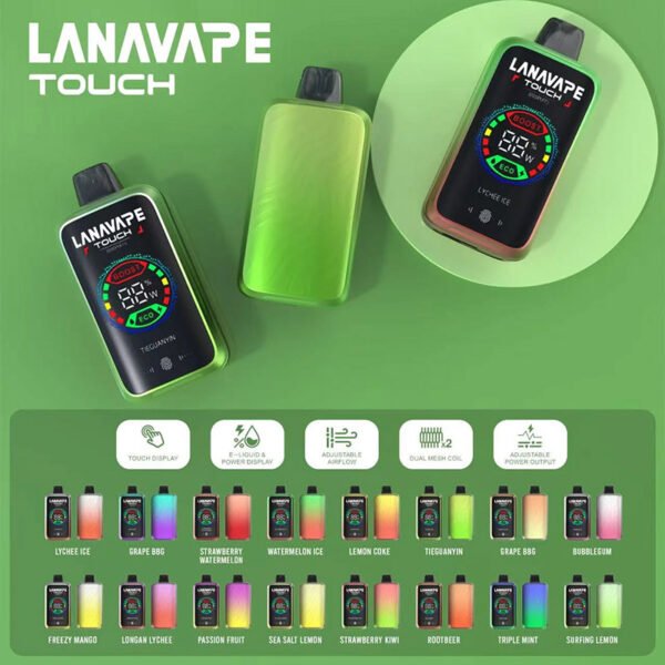LANA TOUCH 32000 PUFFS DISPOSABLE | Sgvapeon Singapore