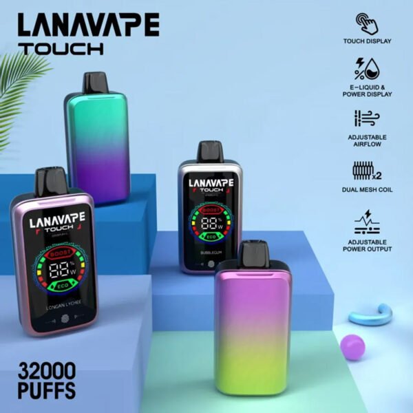 LANA TOUCH 32000 PUFFS DISPOSABLE | Sgvapeon Singapore