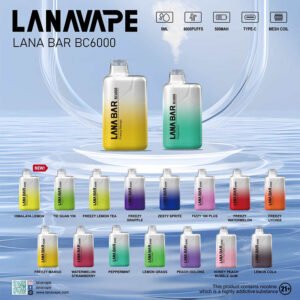 LANA BAR BC 6000 PUFFS DISPOSABLE | Sgvapeon Singapore