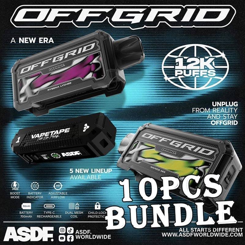 10pcs Vapetape Offgrid 12000 Puffs ( Cartridge Pod) Disposable Vape Bundle – Singapore Sales & Free Delivery Bulk Savings, Fast Delivery – The Perfect Vapetape Offgrid Vape Bundle in Singapore Looking for a budget-friendly way to stock up on your favourite disposable vapes? Get this 10pcs Vapetape Offgrid 12000 Puffs (Cartridge Pod) Disposable Vape Bundle at an unbeatable price, now with free islandwide delivery in Singapore! Vapetape Offgrid 12000 Specification : Puff: 12,000 Puffs E-liquid Capacity: 21ml Coil Type: Mesh Coil Nicotine Strength: 5% (50mg/ml) Compatibility: Works only with Vapetape OFFGRID Device Battery Bundle Package Include : ✅ 10pcs Flavours with amazing price ✅ Free Delivery Within Singapore Area 📦 Order Today – Enjoy Fast & Free Delivery in Singapore! Don’t miss out on this value-packed 10 pcs Vapetape Offgrid 12000 (Cartridge Pod) Bundle. Whether you’re stocking up or sharing with friends, this deal is a no-brainer. Order now and get FREE same-day delivery in SG. Want something with more puffs? Explore our : ✅ Vapetape Offgrid 12000 collection ✅ Vapetape Series collection ✅ Puff Count colletion 💬 Buying More? Bulk Orders Welcome! Message the seller directly via [WhatsApp Us] for faster arrangement. 📲 Don’t Miss Out! Get daily product news and promo updates — [Join Our Telegram Channel].