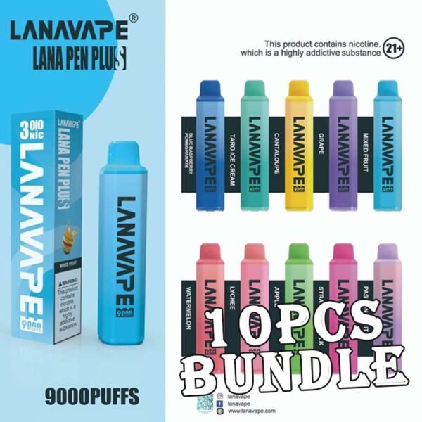 10pcs Lana Pen Plus 9000 Puffs Disposable Vape Bundle – Singapore Sales & Free Delivery Bulk Savings, Fast Delivery – The Perfect Lana Pen Plus Vape Bundle in Singapore Looking for a budget-friendly way to stock up on your favourite disposable vapes? Get this 10pcs Lana Pen Plus 9000 Puffs Disposable Vape Bundle at an unbeatable price, now with free islandwide delivery in Singapore! Lana Pen Plus 9000 Specification : Puff : 9000 puffs Nicotine Strength : 3% (30mg) E-liquid Capacity : 15ml Battery Capacity : 650mAh Rechargeable with (Type-C) LED Flash Light Bundle Package Include : ✅ 10pcs Flavours with amazing price ✅ Free Delivery Within Singapore Area 📦 Order Today – Enjoy Fast & Free Delivery in Singapore! Don’t miss out on this value-packed 10 pcs Lana Pen Plus 9000 Bundle. Whether you’re stocking up or sharing with friends, this deal is a no-brainer. Order now and get FREE same-day delivery in SG. Want something with more puffs? Explore our : ✅ Lana Pen Plus 9000 collection ✅ LANA Series collection ✅ Puff Count colletion 💬 Buying More? Bulk Orders Welcome! Message the seller directly via [WhatsApp Us] for faster arrangement. 📲 Don’t Miss Out! Get daily product news and promo updates — [Join Our Telegram Channel].