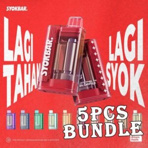 5pcs Syokbar 15000 Puffs Disposable Vape Bundle – Singapore Sales & Free Delivery Bulk Savings, Fast Delivery – The Perfect Syokbar Vape Bundle in Singapore Looking for a budget-friendly way to stock up on your favourite disposable vapes? Get this 5pcs Syokbar 15000 Puffs Disposable Vape Bundle at an unbeatable price, now with free islandwide delivery in Singapore! Syokbar 15000 Specification : Puff : 15,000 Puffs Nicotine Strength : 5% Battery Capacity : 600 mAh Charging : Type C Fast Charging - (8 minute to last you the day) Bundle Package Include : ✅ 5pcs Flavours with amazing price ✅ Free Delivery Within Singapore Area 📦 Order Today – Enjoy Fast & Free Delivery in Singapore! Don’t miss out on this value-packed 5 pcs Syokbar 15000 Bundle. Whether you’re stocking up or sharing with friends, this deal is a no-brainer. Order now and get FREE same-day delivery in SG. Want something with more puffs? Explore our : ✅ Syokbar 15000 collection ✅ More Others Series collection ✅ Puff Count colletion 💬 Buying More? Bulk Orders Welcome! Message the seller directly via [WhatsApp Us] for faster arrangement. 📲 Don’t Miss Out! Get daily product news and promo updates — [Join Our Telegram Channel].