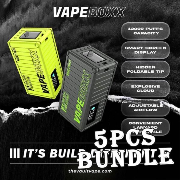 5pcs Vapeboxx 12000 Puffs Disposable Vape Bundle – Singapore Sales & Free Delivery Bulk Savings, Fast Delivery – The Perfect Vapeboxx Vape Bundle in Singapore Looking for a budget-friendly way to stock up on your favourite disposable vapes? Get this 5pcs Vapeboxx 12000 Puffs Disposable Vape Bundle at an unbeatable price, now with free islandwide delivery in Singapore! Vapeboxx 12000 Specification : Puff Capacity: Approx. 12,000 puffs Nicotine Strength: 5% (50mg/ml) Display: Smart Screen Airflow: Adjustable Mouthpiece: Hidden Foldable Tip Battery: Rechargeable Charging Port: Type-C Cloud Production: Dense, smooth & satisfying Bundle Package Include : ✅ 5pcs Flavours with amazing price ✅ Free Delivery Within Singapore Area 📦 Order Today – Enjoy Fast & Free Delivery in Singapore! Don’t miss out on this value-packed 5 pcs vapeboxx 12000 Bundle. Whether you’re stocking up or sharing with friends, this deal is a no-brainer. Order now and get FREE same-day delivery in SG. Want something with more puffs? Explore our : ✅ Vapeboxx 12000 collection ✅ More Others Series collection ✅ Puff Count colletion 💬 Buying More? Bulk Orders Welcome! Message the seller directly via [WhatsApp Us] for faster arrangement. 📲 Don’t Miss Out! Get daily product news and promo updates — [Join Our Telegram Channel].