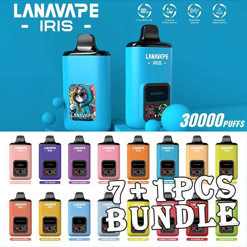 7pcs Lana Iris 30000 Puffs Disposable Vape Bundle (7+1) – Singapore Sales & Free Delivery Bulk Savings, Fast Delivery – The Perfect Lana Iris Vape Bundle in Singapore Looking for a budget-friendly way to stock up on your favourite disposable vapes? Get this 7pcs Lana Iris 30000 Puffs Disposable Vape (7+1) Bundle at an unbeatable price, now with free islandwide delivery in Singapore! Lana Iris 30000 Specification : Puff : 30,000 Puffs E-liquid Capacity : 20ml Battery 650mAh Rechargeable (Type-C) Charging Port USB Type-C Coil Type Dual Mesh Coil Airflow Adjustable Display LED screen showing battery, e-liquid, and mode (Modes ECO (Smooth), BOOST (Strong), OFF) Bundle Package Include : ✅ 7+1pcs Flavours with amazing price ✅ Free Delivery Within Singapore Area Choose 7 Pcs from IRIS 30K Flavour and get FREE 1 EXTRA Disposable! Contact Seller ✅✅ 📦 Order Today – Enjoy Fast & Free Delivery in Singapore! Don’t miss out on this value-packed 7+1 pcs Lana Iris 30000 Bundle. Whether you’re stocking up or sharing with friends, this deal is a no-brainer. Order now and get FREE same-day delivery in SG. Want something with more puffs? Explore our : ✅ Lana Iris 30000 collection ✅ LANA Series collection ✅ Puff Count colletion 💬 Buying More? Bulk Orders Welcome! Message the seller directly via [WhatsApp Us] for faster arrangement. 📲 Don’t Miss Out! Get daily product news and promo updates — [Join Our Telegram Channel].